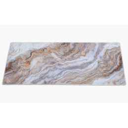 AROZZI ZONA Mousepad XL White Marble/ XL podložka na stůl/ 900x420x4 mm/ voděodolná