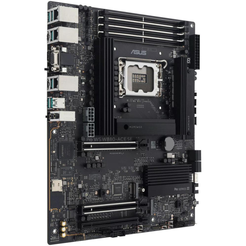 ASUS Pro WS W880-ACE SE / Intel W880 / Intel LGA1851 / 8x DDR4 / M.2 / USB Type-C / ATX