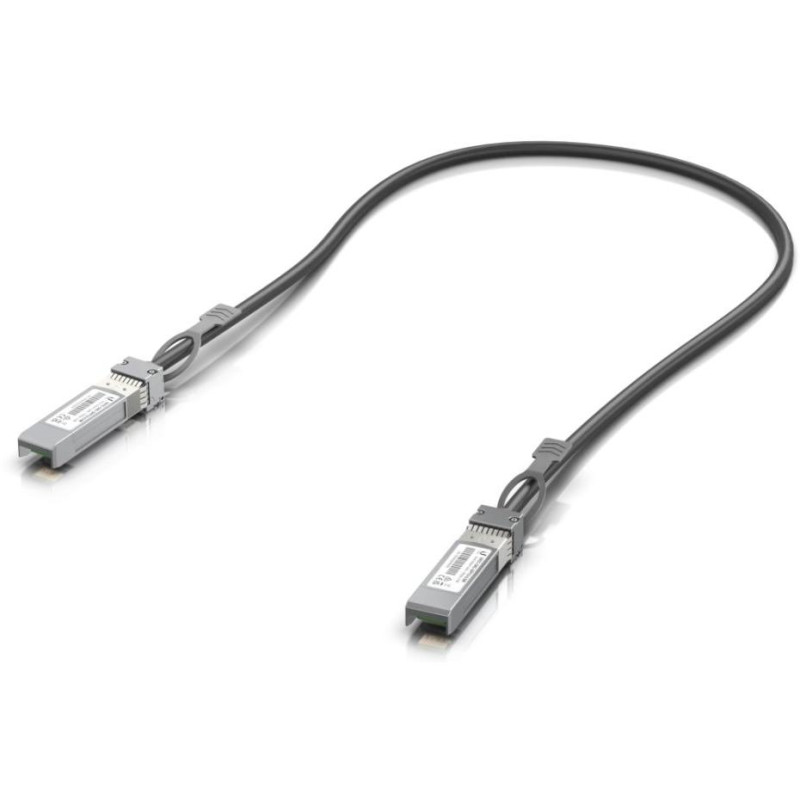 Ubiquiti DAC patch 10G - DAC kabel, SFP+, SFP, rychlost 10/1 Gbit, černý, délka 0,5m