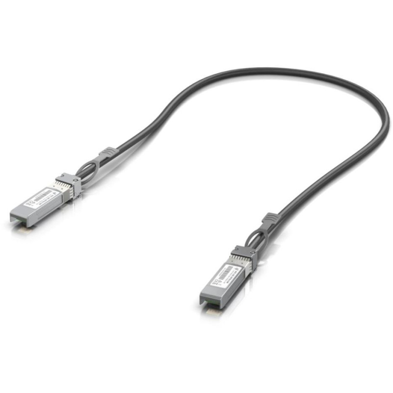 Ubiquiti DAC patch 25G - DAC kabel, SFP28, SFP+, SFP, rychlost 25/10/1 Gbit, černý, délka 0,5m