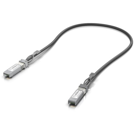 Ubiquiti DAC patch 25G - DAC kabel, SFP28, SFP+, SFP, rychlost 25/10/1 Gbit, černý, délka 0,5m