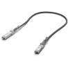 Ubiquiti DAC patch 25G - DAC kabel, SFP28, SFP+, SFP, rychlost 25/10/1 Gbit, černý, délka 0,5m