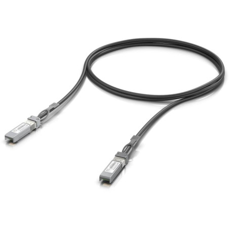 Ubiquiti DAC patch 25G - DAC kabel, SFP28, SFP+, SFP, rychlost 25/10/1 Gbit, černý, délka 1m