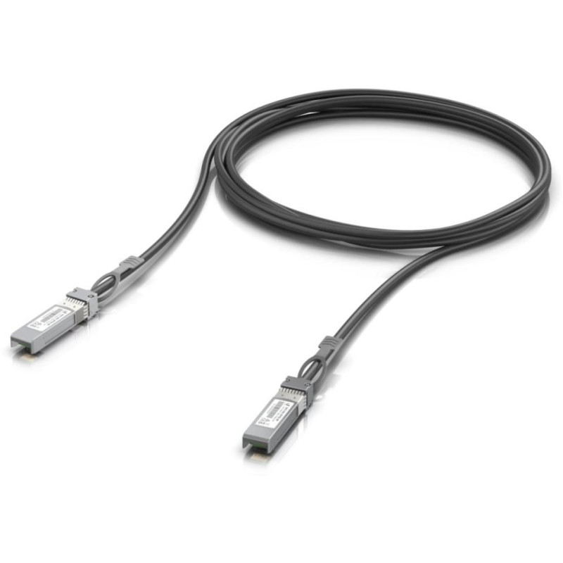 Ubiquiti DAC patch 25G - DAC kabel, SFP28, SFP+, SFP, rychlost 25/10/1 Gbit, černý, délka 3m