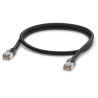 Ubiquiti UniFi patch cable outdoor - venkovní STP, Cat5e, černý, délka 1m