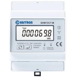 Eastron SDM72CT-M, RS485 Modbus, třífázový, pulsní výstupy, obousměrné měření