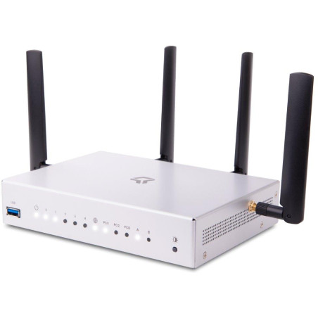 Turris Omnia Router Wi-Fi 6, 5x Gbit LAN, 1x WAN LAN/SFP, 2x USB 3.0, 3x miniPCI-e, 2.4GHz, 5GHz 802.11b/g/n/a/ac/ax