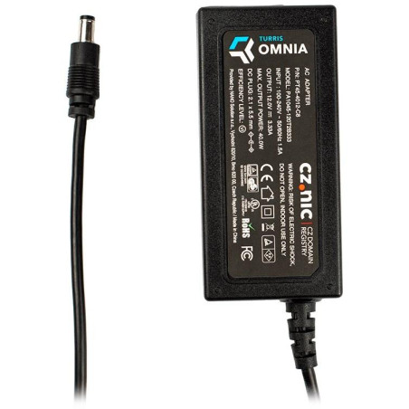 Turris Omnia napájecí adaptér 12V, 3,3A (40W)