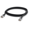 Ubiquiti UniFi patch cable outdoor - venkovní STP, Cat5e, černý, délka 2m