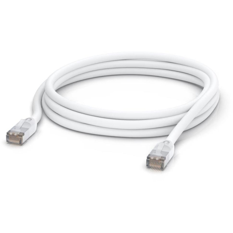 Ubiquiti UniFi patch cable outdoor - venkovní STP, Cat5e, bílý, délka 3m