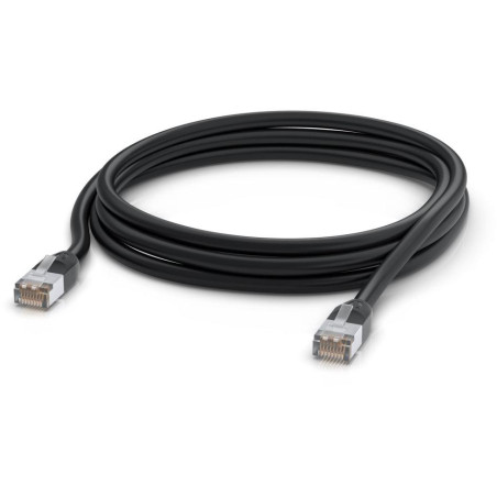 Ubiquiti UniFi patch cable outdoor - venkovní STP, Cat5e, černý, délka 3m