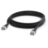 Ubiquiti UniFi patch cable outdoor - venkovní STP, Cat5e, černý, délka 3m