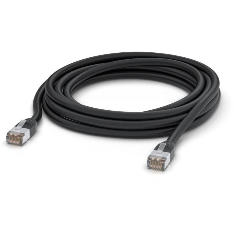Ubiquiti UniFi patch cable outdoor - venkovní STP, Cat5e, černý, délka 5m
