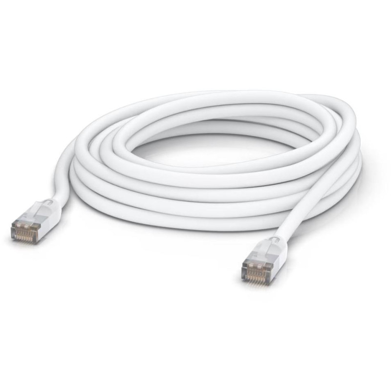 Ubiquiti UniFi patch cable outdoor - venkovní STP, Cat5e, bílý, délka 8m