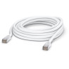 Ubiquiti UniFi patch cable outdoor - venkovní STP, Cat5e, bílý, délka 8m