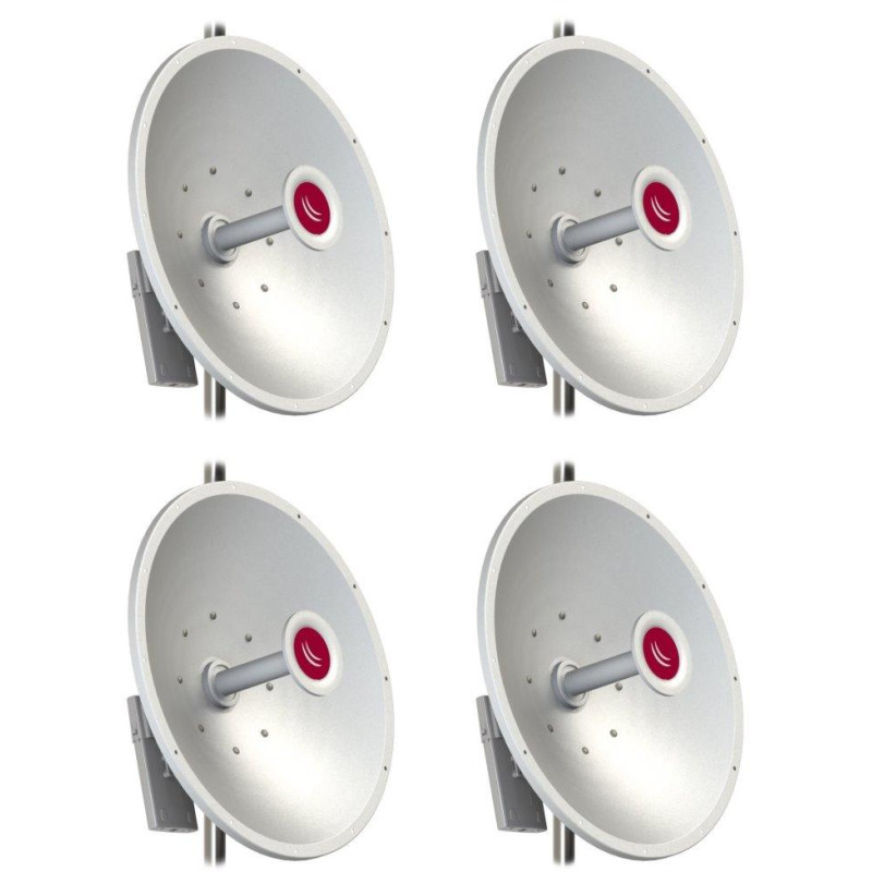 MikroTik mANT30 5 GHz Duplex MIMO, 30 dBi, 2x RSMA, precizní držák, pack 4ks