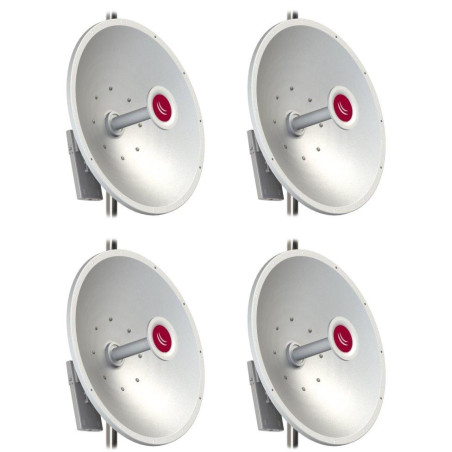 MikroTik mANT30 5 GHz Duplex MIMO, 30 dBi, 2x RSMA, precizní držák, pack 4ks