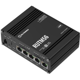 Teltonika RUTM56 průmyslový router, dual modem, 5G, 4G, 5x Gbit RJ45, WiFi 5
