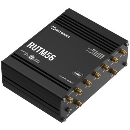 Teltonika RUTM56 průmyslový router, dual modem, 5G, 4G, 5x Gbit RJ45, WiFi 5