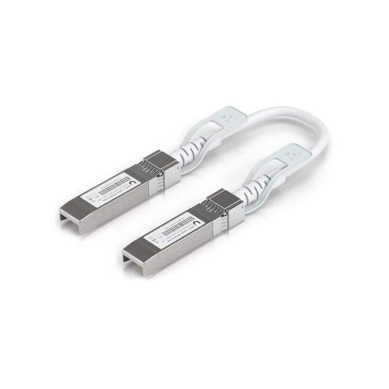 Ubiquiti DAC patch 25G - DAC kabel, SFP28, SFP+, SFP, rychlost 25/10/1 Gbit, bílý, délka 0,15m