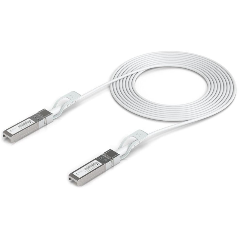 Ubiquiti DAC patch 25G - DAC kabel, SFP28, SFP+, SFP, rychlost 25/10/1 Gbit, bílý, délka 3m