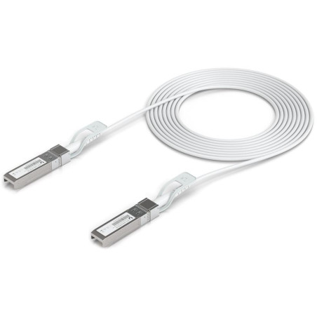 Ubiquiti DAC patch 25G - DAC kabel, SFP28, SFP+, SFP, rychlost 25/10/1 Gbit, bílý, délka 3m