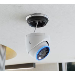 Ubiquiti UniFi AI Turret W - kamera, 8Mpx, IR LED, AI detekce, IP66, IK08, MicroSD slot, obousměrné audio, PoE+, bílá