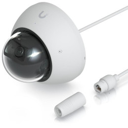 Ubiquiti UniFi AI Dome W - kamera, 8Mpx, IR LED, AI detekce, IP66, IK10 (antivandal), MicroSD slot, PoE, bílá
