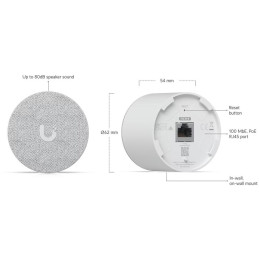 Ubiquiti UniFi PoE Smart Chime - zvonek/bzučák pro UniFi Doorbell a Intercom, PoE