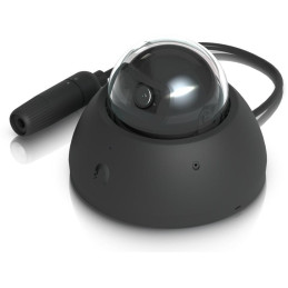 Ubiquiti UniFi AI Dome B - kamera, 8Mpx, IR LED, AI detekce, IP66, IK10 (antivandal), MicroSD slot, PoE, černá