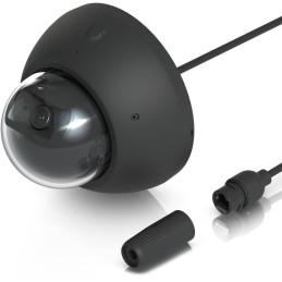 Ubiquiti UniFi AI Dome B - kamera, 8Mpx, IR LED, AI detekce, IP66, IK10 (antivandal), MicroSD slot, PoE, černá