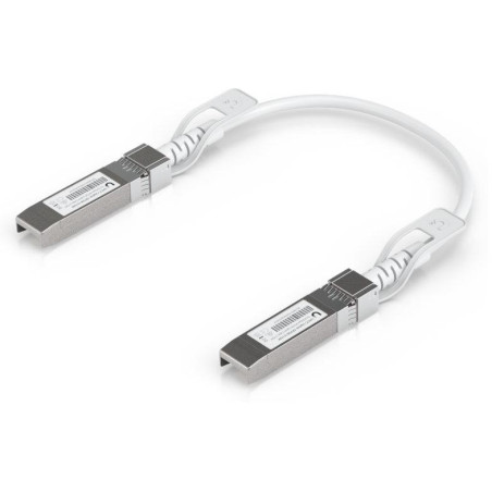 Ubiquiti DAC patch 25G - DAC kabel, SFP28, SFP+, SFP, rychlost 25/10/1 Gbit, bílý, délka 0,3m