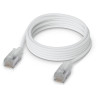 Ubiquiti UniFi Premium Patch Cable 2m - Patch kabel, Cat6a, Etherlighting, bílý, délka 2m
