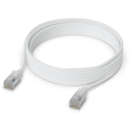 Ubiquiti UniFi Premium Patch Cable 3m - Patch kabel, Cat6a, Etherlighting, bílý, délka 3m