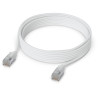Ubiquiti UniFi Premium Patch Cable 3m - Patch kabel, Cat6a, Etherlighting, bílý, délka 3m