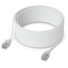 Ubiquiti UniFi Premium Patch Cable 12m - Patch kabel, Cat6a, Etherlighting, bílý, délka 12m