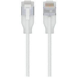 Ubiquiti UniFi Premium Patch Cable 12m - Patch kabel, Cat6a, Etherlighting, bílý, délka 12m