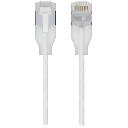 Ubiquiti UniFi Premium Patch Cable 15m - Patch kabel, Cat6a, Etherlighting, bílý, délka 15m