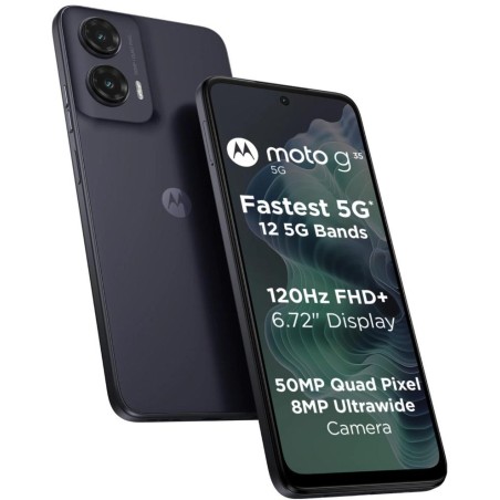 Motorola Moto G35 - Midnight  Black   6,72"/ single SIM + eSIM/ 4GB/ 256GB/ 5G/ Android 14
