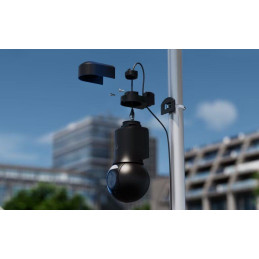 Ubiquiti UniFi G6 PTZ B - kamera, 8Mpx rozlišení, IR LED, AI detekce, IP66, IK04, Floodlight, zoom, PTZ, PoE+, černá