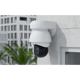 Ubiquiti UniFi AI PTZ Industrial W - kamera, 8Mpx rozlišení, IR LED, AI detekce, IP66, IK04, 22x zoom, PTZ, PoE++, bílá