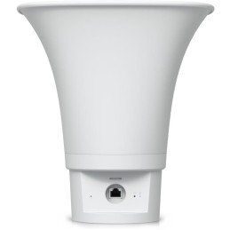 Ubiquiti UniFi AI Horn Speaker W - Venkovní reproduktor (siréna), hlasitost až 120 dB, IP66, PoE+ napájení, bílý