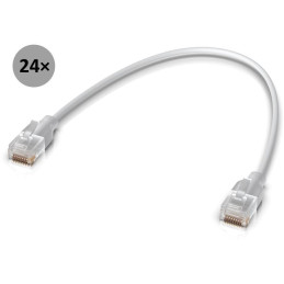 Ubiquiti UniFi Etherlighting Patch Cable 0.15m 24pack - Patch kabel, Cat6, Etherlighting, délka 0,15m, sada 24ks