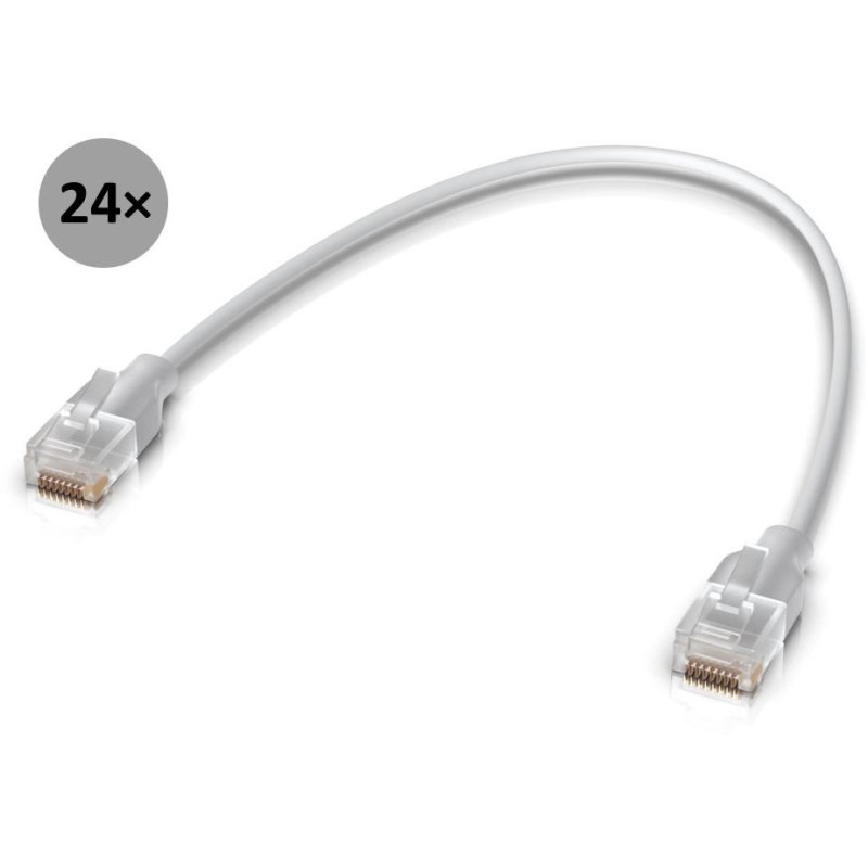 Ubiquiti UniFi Etherlighting Patch Cable 0.15m 24pack - Patch kabel, Cat6, Etherlighting, délka 0,15m, sada 24ks