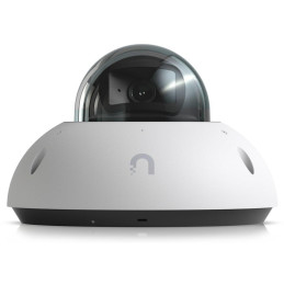 Ubiquiti UniFi G6 Dome W - kamera, 8Mpx rozlišení, IR LED, AI detekce, IP66, IK10 (antivandal), PoE, bílá