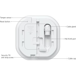 Ubiquiti UniFi Siren PoE - Siréna s nouzovým LED osvětlením, hlasitost 110dB, UniFi Protect, IP56, napájení PoE