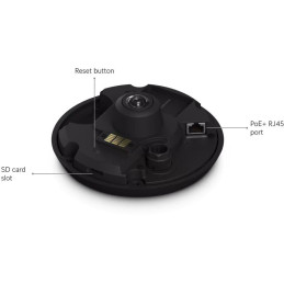 Ubiquiti UniFi G6 Pro 360 B - kamera, 12Mpx rozlišení, 360°, IR LED, Smart detekce, IP66, IK10, obous.audio, PoE+, černá