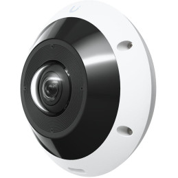 Ubiquiti UniFi G6 Pro 360 W - kamera, 12Mpx rozlišení, 360°, IR LED, Smart detekce, IP66, IK10, obous. audio, PoE+, bílá