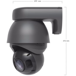 Ubiquiti UniFi AI PTZ Precision B - kamera, 8Mpx rozlišení, IR LED, AI detekce, IP66, 31x zoom, PTZ, LiDAR, PoE++, černá