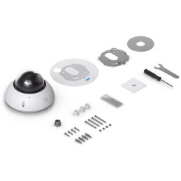 Ubiquiti UniFi G6 Pro Dome W - kamera, 8Mpx rozlišení, IR LED, AI detekce, IP66, IK10, 2.36x zoom, PoE+, bílá